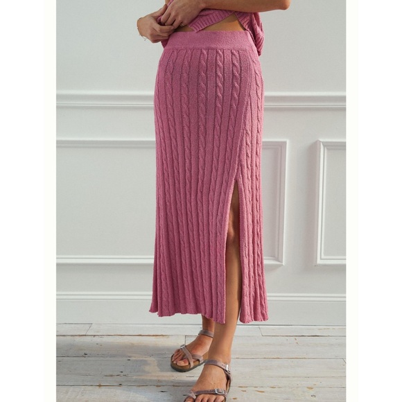 Anthropologie Angeline Sweater Midi Skirt NWT Size XL - Picture 3 of 13